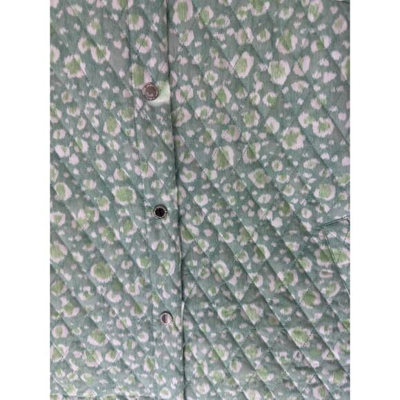 Isaac Mizrahi Vest Plus Green White Outdoor Women's Fairy Groovy Gorp Size 2X - Picture 7 of 13